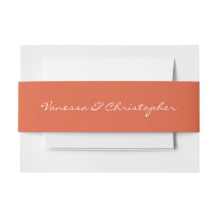 Cintas Para Invitaciones Boda Verona Sunset