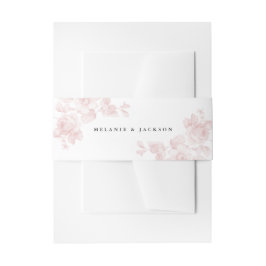 Cintas Para Invitaciones Boda Vintage Rosa Floral Rosa Claro