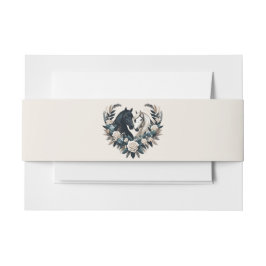 Cintas Para Invitaciones Bodas de campo-caballos enamorados