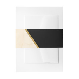 Cintas Para Invitaciones Bodas de mármol dorado y marfil Geometría dorada d