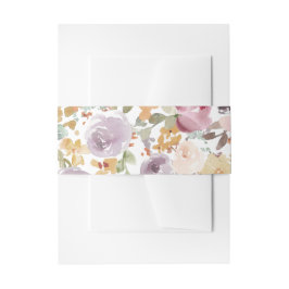 Cintas Para Invitaciones Bonita flor acuarela Pastel