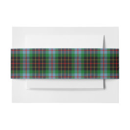 Cintas Para Invitaciones Brodie Hunting Scottish Tartan Belly Band
