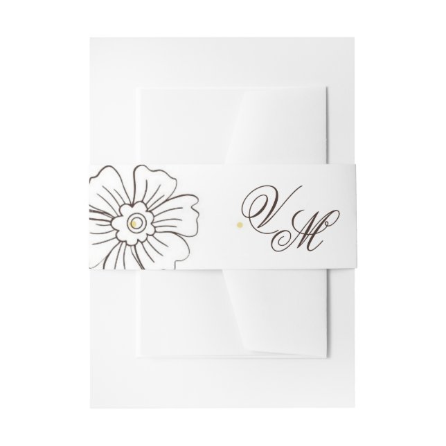 Cintas Para Invitaciones Browning On Love Boda (Anverso Ejemplo)