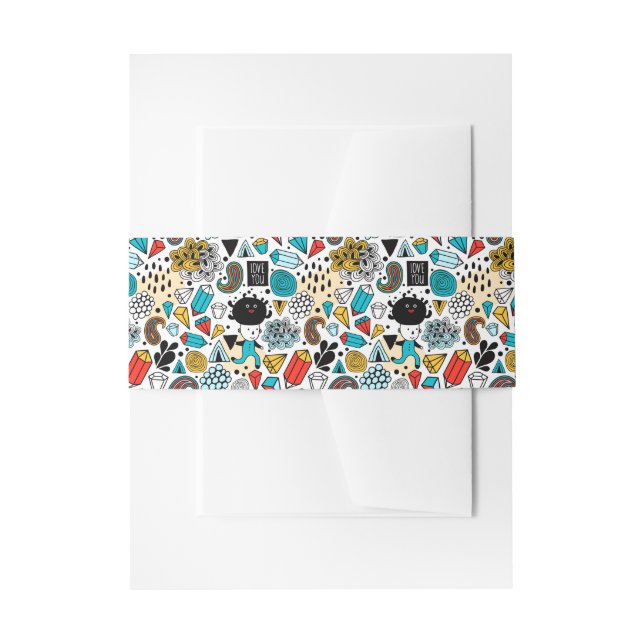 Cintas Para Invitaciones Cabeza loca (Anverso Ejemplo)