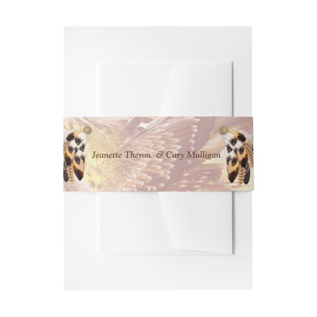 Cintas Para Invitaciones Cacerolero de sueños estacionario (Anverso Ejemplo)