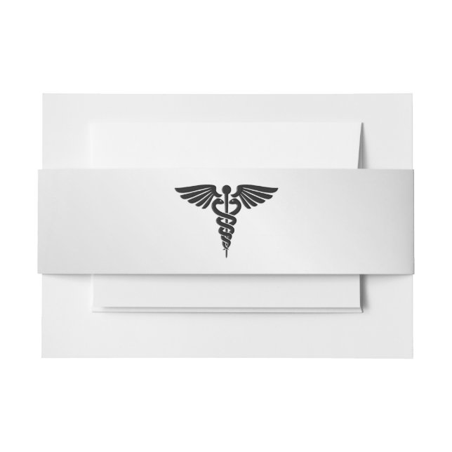 Cintas Para Invitaciones Caduceus de Silver Medical (Anverso Ejemplo)