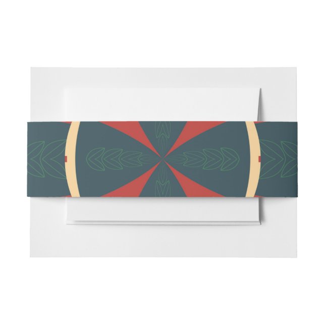 Cintas Para Invitaciones Caleidoscopio manálico (Anverso Ejemplo)