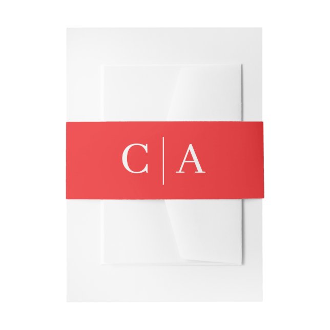 Cintas Para Invitaciones Camión Vintage Rojo (Anverso Ejemplo)