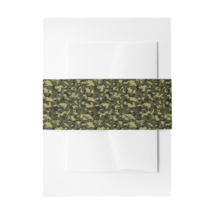 Cintas Para Invitaciones Camuflaje de la Primavera del Euro