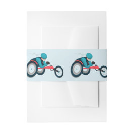 Cintas Para Invitaciones Carreras en silla de ruedas