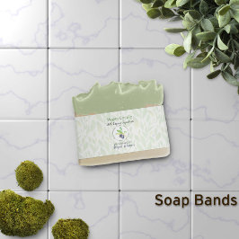 Cintas Para Invitaciones Castile Olive Oil Artisan Soap Band Wrap Packaging