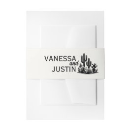 Cintas Para Invitaciones Casual Cactus Boda