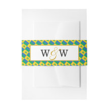 Celebración del Boda del monograma ST VINCENT