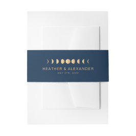 Cintas Para Invitaciones Celeste de la Marina