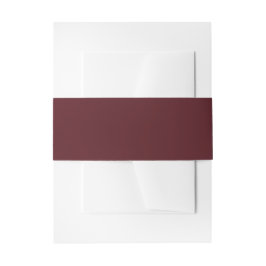 Cintas Para Invitaciones Celestial Burgundy Starlight Invitation Belly Band