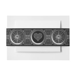 Cintas Para Invitaciones Ceramic Lace Black