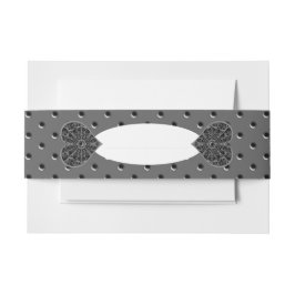 Cintas Para Invitaciones Ceramic Lace Black