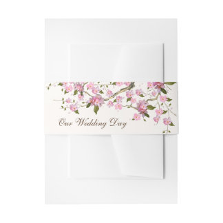 Cintas Para Invitaciones Cerezo Japonés