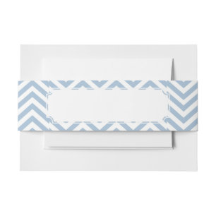 Cintas Para Invitaciones Chevron texturizado Grunge azul claro