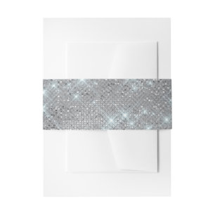 Cintas Para Invitaciones Chic Brillo Falso Diamantes Brillantes Ducha de No