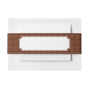 Cintas Para Invitaciones Chocolate con leche