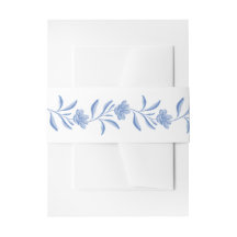 Cinturón de Invitación de Boda con Estampado Flora