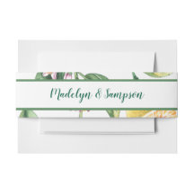 Cinturón de Invitación Moderna Limón La Dolce Vita