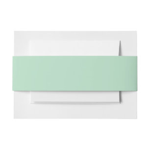 Cintas Para Invitaciones Cinturón de Invitación Verde Menta – Envoltura Ele