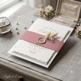 Cintas Para Invitaciones Cinturón de retrato de oro rosa para invitaciones 