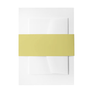 Cintas Para Invitaciones Cinturón de vientre amarillo suave y cálido