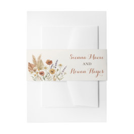 Cintas Para Invitaciones Cinturón de Vientre de Boda Boho de Hierba de Pamp