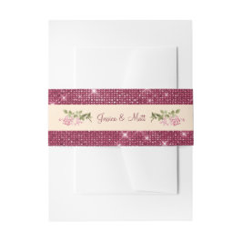 Cintas Para Invitaciones Cinturón de Vientre de Boysenberry