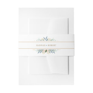 Cintas Para Invitaciones Cinturón de Vientre de Invitación de Boda Elegante