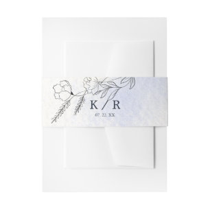 Cintas Para Invitaciones Cinturón de vientre minimalista para boda con botá