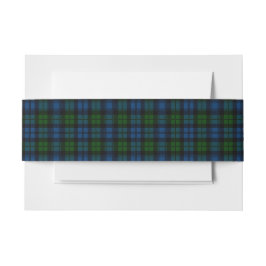 Cintas Para Invitaciones Cinturón escocés Campbell Scottish Tartan