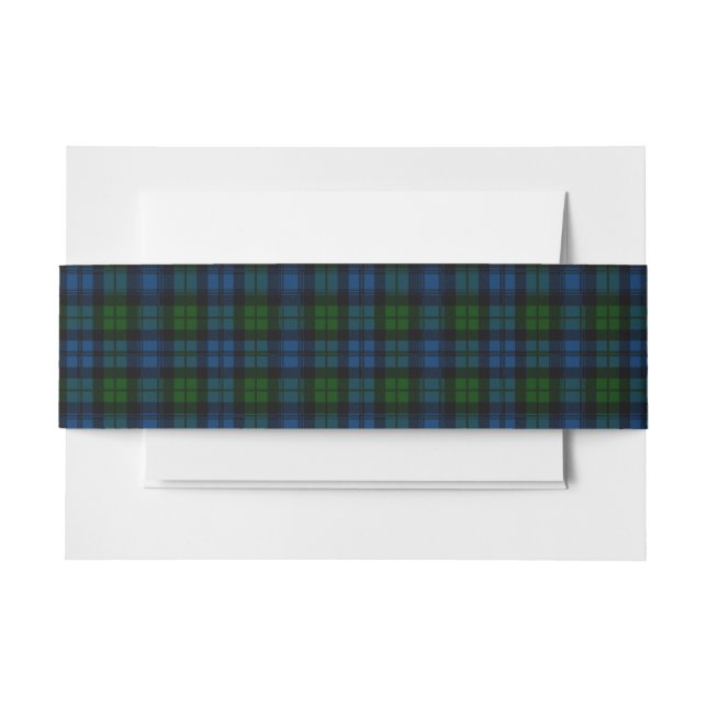 Cintas Para Invitaciones Cinturón escocés Campbell Scottish Tartan