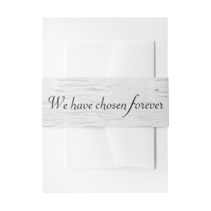Cintas Para Invitaciones Cita boda Sobre White Birch