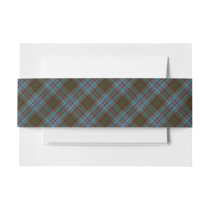Cintas Para Invitaciones Clan Anderson Tartan Plaid Pattern Scottish
