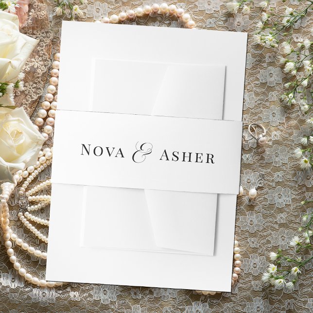 Cintas Para Invitaciones Clásica clásica clásica clásica elegante y sencill (Subido por el creador)