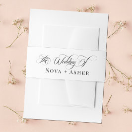 Cintas Para Invitaciones Clásica clásica clásica clásica elegante y sencill