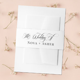 Cintas Para Invitaciones Clásica clásica clásica clásica elegante y sencill