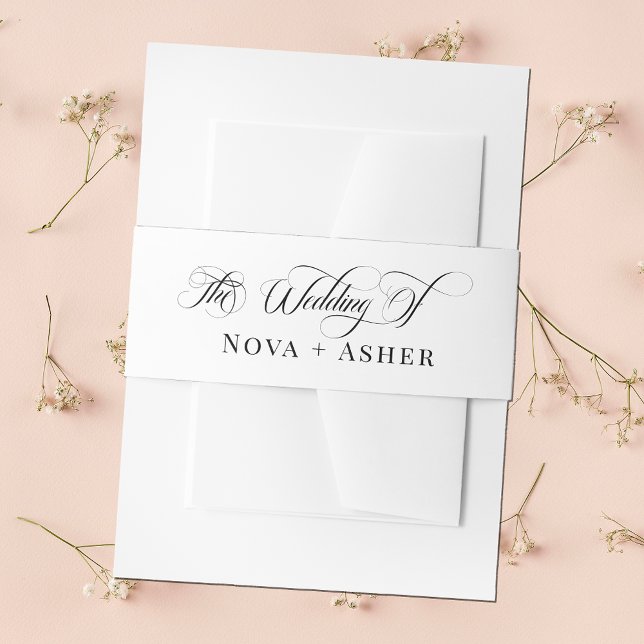 Cintas Para Invitaciones Clásica clásica clásica clásica elegante y sencill (Subido por el creador)