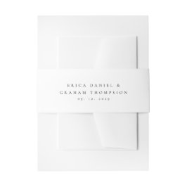 Cintas Para Invitaciones Clásico Cinturón de Vientre para Bodas Modernas