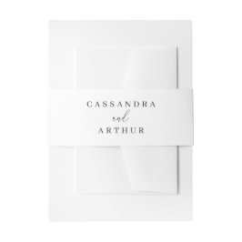 Cintas Para Invitaciones Clásico Tradicional Formal Simple Elegante Boda