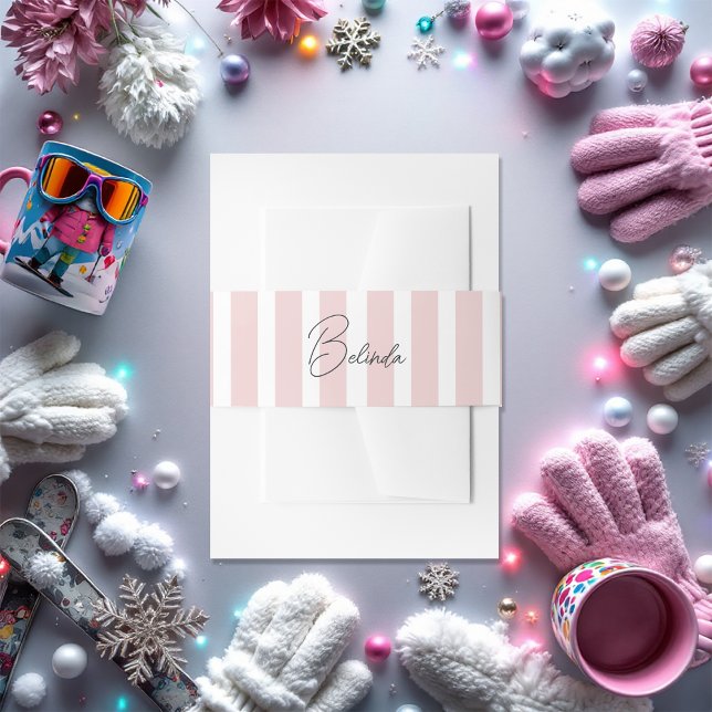 Cintas Para Invitaciones Club Social Bachelorette Weekend (Bachelorette Weekend Social Club Invitation Belly Band)