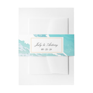 Cintas Para Invitaciones Coastal Beach Decor Trendy wedding