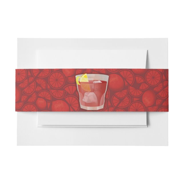 Cintas Para Invitaciones Cóctel americano (Anverso Ejemplo)