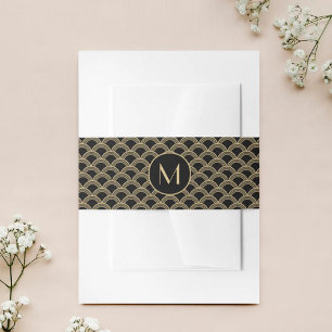 Cintas Para Invitaciones Colección de Bodas Art Decó de los años 20