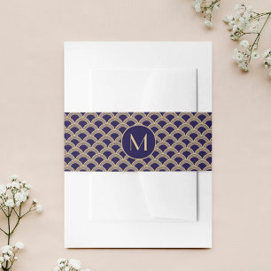 Cintas Para Invitaciones Colección de Bodas Art Decó de los años 20