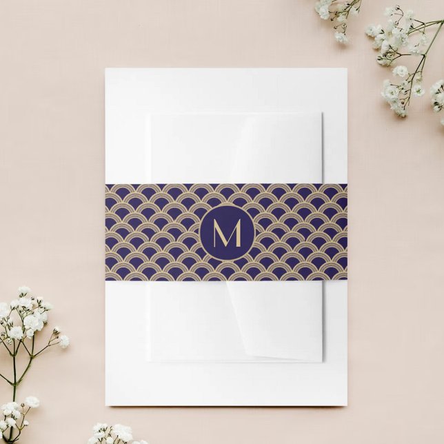 Cintas Para Invitaciones Colección de Bodas Art Decó de los años 20 (Subido por el creador)